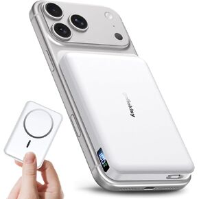 10000mAh Portable Charger, Magnetic Power Bank for Magsafe Charger, Slim in Kuwait