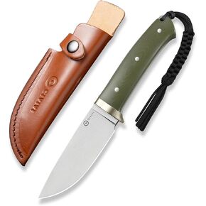 CIVIVI Cloud Peak Fixed Blade Hunting Knife with Leather Sheath C23044-2 in Saudi Arabia