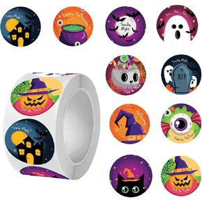 500PCS Halloween Pumpkin Stickers, Halloween Stickers for Kids in Kuwait