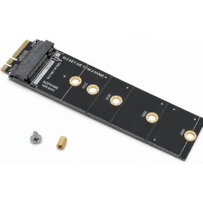 M.2 Key A+E to M-Key NVMe SSD Adapter | PCIe x1 | 2230 2242 2260 2280 SSD in Kuwait