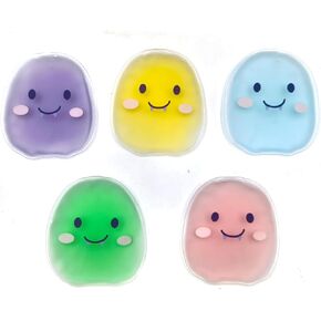 Reusable Click Instant Heat Packs, Pocket Hand Warmers, Snap It Hot/Cold Gel Heating Pad for Adults & Kids, Instant Hot Pad, Hot Compress, Hand Click Gel Warmers for Body (5 Ghosts) in Kuwait