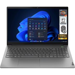 Lenovo ThinkBook 15 Gen 4 Business Laptop (15.6" FHD Anti-Glare, Intel 10-Core i7-1255U, 16GB RAM, 512GB SSD), 1080p Webcam, Fingerprint, Narrow Bezel, Thunderbolt 4, Ethernet, Win 11 Pro (Renewed) in Kuwait