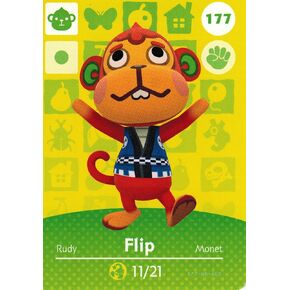 Nintendo Animal Crossing Happy Home Designer Amiibo Card Flip 177/200 USA Version in Saudi Arabia