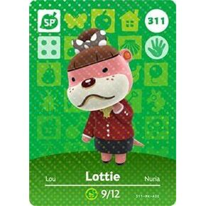 Lottie - Nintendo Animal Crossing Happy Home Designer Series 4 Amiibo Card - 311 in Saudi Arabia