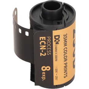 35mm Color Print Film, HD Camera Color Negative Film for 135 Cameras, 8 - Sheet Roll with High Contrast & Fine Grain, Compatible with ECN - 2 Processing in Saudi Arabia