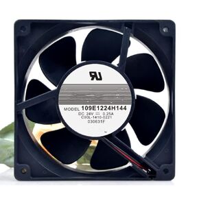 for 109E1224H144 24V 0.25A 2800RPM 108CFM 120X120X38MM 2-Wire Cooling Fan in Saudi Arabia