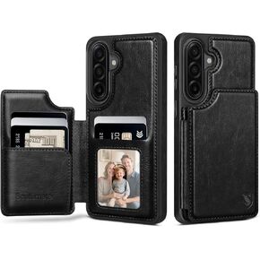 Compatible with Samsung Galaxy A27 5G Wallet Case with Card Holder,PU Leather RFID Blocking Shockproof Flip Cover Credit Card Slots Kickstand Men Women Phone Case,Black in Saudi Arabia