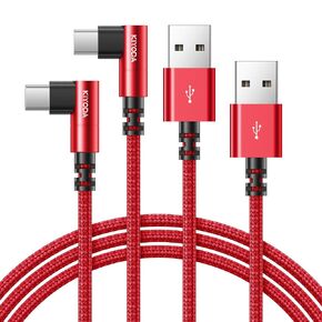 USB C to C Cable 90 Degree 10FT 2Pack USB C Cable Fast Charging 60W Durable in Saudi Arabia