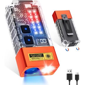 DARKBEAM 365nm UV Flashlight USB-C Black Light with Filter and LCD Display in Kuwait