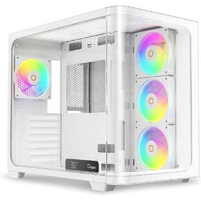 Iota C70 WH Curve ARGB Digital Gaming PC Case,270° Curved View,ATX/MATX/ITX in Saudi Arabia