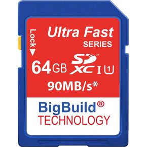 64GB Ultra Fast 90MB/s Memory Card for Leica C Lux, D Lux, D Lux 7, M10 D, M10 P, Q P, Q2 Camera, Class 10 SDXC in Saudi Arabia