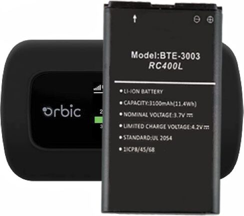 New Replacement Battery for BTE-3003 3000mAh Verizon Orbic Speed Mobile Hotspot RC400L in Kuwait