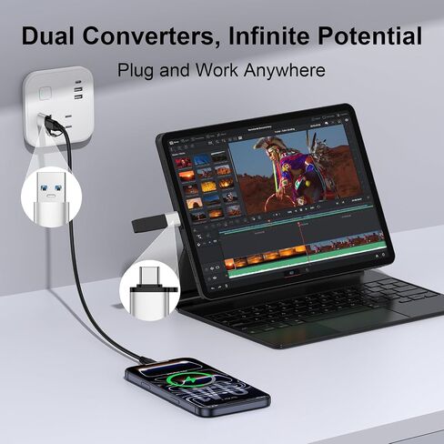 USB to USB C Adapter 4Pack,Type C OTG Converter USB 3.0 Fast Adapter Plug in Saudi Arabia
