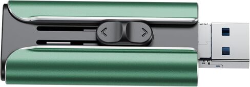 ROSPE USB 1.0 Adapter Reader for PC, Plug and Play, Simple and Convenient（Light Green） in Saudi Arabia