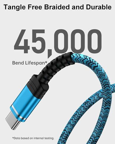 USB to USB C Cable for iPhone 17e, USB C Charger Fast Charging Cords in Kuwait