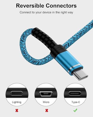USB to USB C Cable for iPhone 17e, USB C Charger Fast Charging Cords in Kuwait