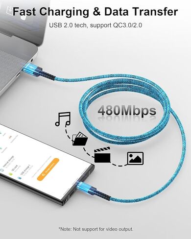 USB to USB C Cable for iPhone 17e, USB C Charger Fast Charging Cords in Kuwait