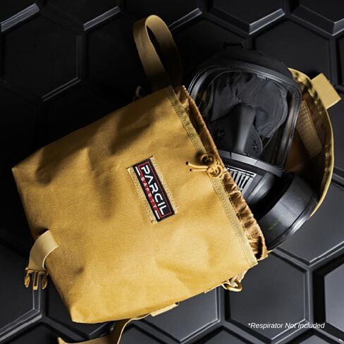 Parcil Distribution Tactical Carry Pouch Bag for Respirators, Tan in Kuwait