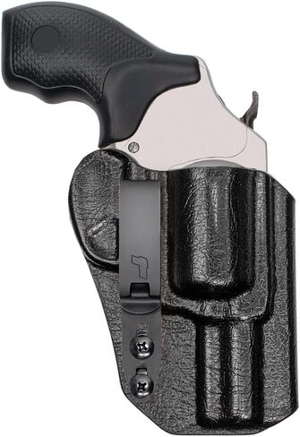 Tulster RATH IWB Kydex Revolver Holster fits: Smith & Wesson Model 637 1.875" J-Frame .38 Special | Ambidextrous Inside the Waistband Appendix Concealed Carry in Kuwait