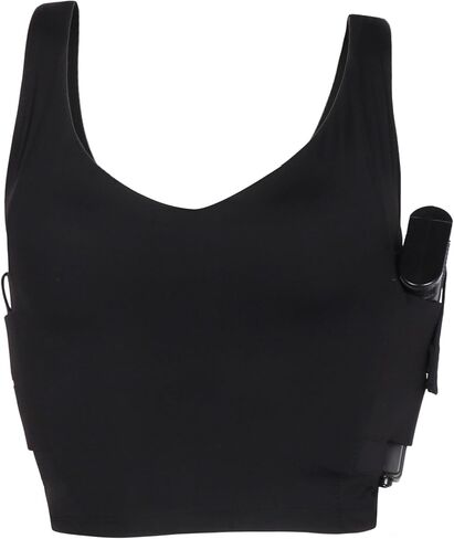 Lilcreek Sports Bra Holster for Concealed Carry: Women's Crop Tank Top & Shirt in Saudi Arabia
