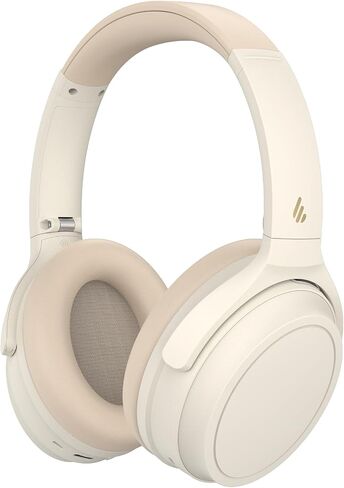 Edifier WH700NB Wireless Active Noise Cancellation Over-Ear Headphones, Bluetooth 5.3 Foldable Lightweight Headset, Dual Device Connection 68-Hour Battery Life, for Travel Home Office - Ivory in Kuwait