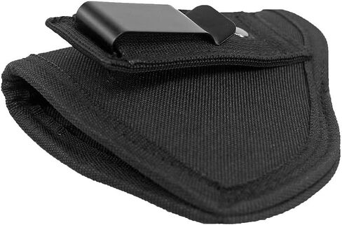 IWB Tuckable Gun Holster for Concealed Carry Fits 38 J Frames LCR S&W Airweight Bodyguard Charter Arms Rossi Taurus Snub Nose 2" Revolvers Black in Kuwait