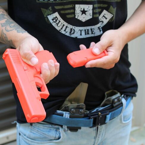 مدرب السلامة الأمريكي - (متوافق مع H&K VP9) - مسدس بوليمر صلب غير وظيفي - برتقالي بلايز - الولايات المتحدة الأمريكية - يناسب الحافظات الخاصة بالطراز in Kuwait