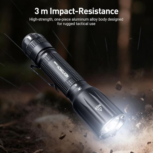 NEXTORCH TA30D Flashlight Rechargeable 2200 Lumen EDC with Ring in Kuwait