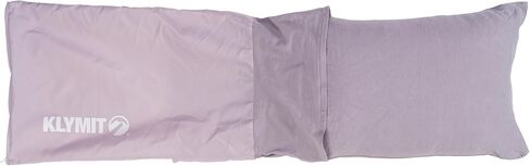 Klymit Drift Camping Pillow | Lightweight, Travel Head Rest for Sleep Filled with Shredded Memory Foam, Reversible Outer Cover for Extended Use, Large Size — Orchid in Kuwait