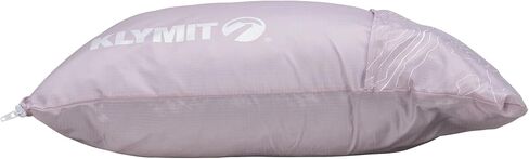 Klymit Drift Camping Pillow | Lightweight, Travel Head Rest for Sleep Filled with Shredded Memory Foam, Reversible Outer Cover for Extended Use, Large Size — Orchid in Kuwait