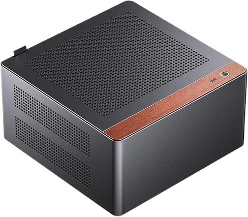 NV10 N10 ITX Mini Desktop Case (3.3mm Aluminum Alloy Shell/North American Black Walnut/ITX Version/PCIE4.0 Adapter Cable) in Saudi Arabia