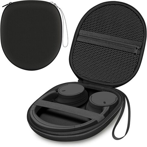 Headphone Headset Case Compatible with TALIX H30/JBL/JLAB/Sony/Soundcore by Anker/BERIBES/KVIDIO Wireless On-Ear Headphones, Black in Saudi Arabia