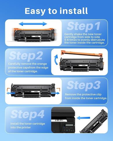 134A Black Toner Cartridge with Chip Compatible for HP W1340A M234dw M209dw in Saudi Arabia