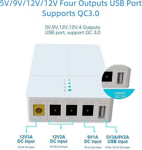 Uninterrupted Power Unit for Internet Devices Providing 13500mAh Energy and 12 Hours Operating During Electrical Failures Router Uninterruptible Power Supply in Saudi Arabia