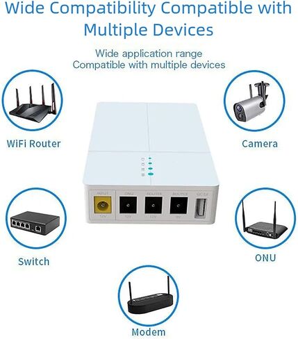 Uninterrupted Power Unit for Internet Devices Providing 13500mAh Energy and 12 Hours Operating During Electrical Failures Router Uninterruptible Power Supply in Saudi Arabia