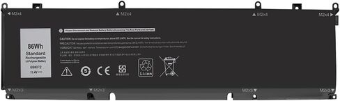 86Wh 69KF2 Battery Replacement for Dell XPS 15 9500 9510 9520 Precision 5550 5560 5570 A lienware M15 R4 R5,G7 15 7500,G15 5510 5520 5511 5515 M59JH 8FCTC 70N2F Laptop. in Kuwait