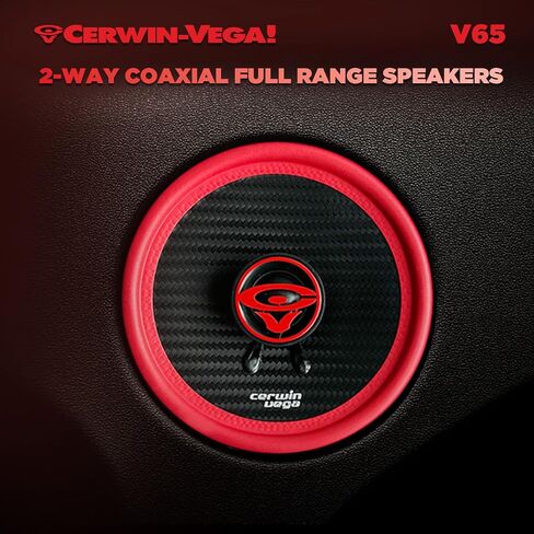 Cerwin-Vega V65 6.5" VEGA 2-Way 360 Watts 4 Ohm Coaxial Speakers(Pair) in Saudi Arabia