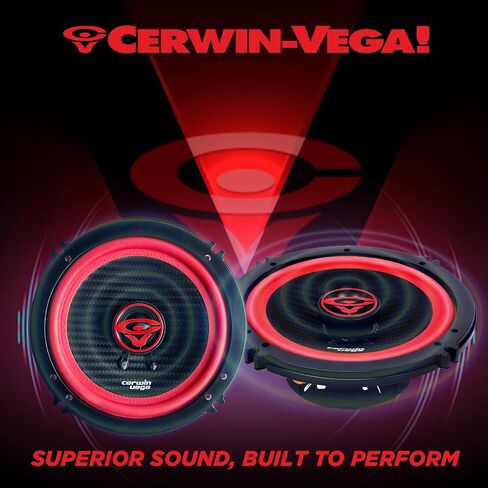Cerwin-Vega V65 6.5" VEGA 2-Way 360 Watts 4 Ohm Coaxial Speakers(Pair) in Saudi Arabia