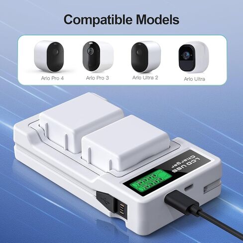 2-Packs Batteries for Arlo Pro 5S 2K/4/3/Ultra 2 in Saudi Arabia