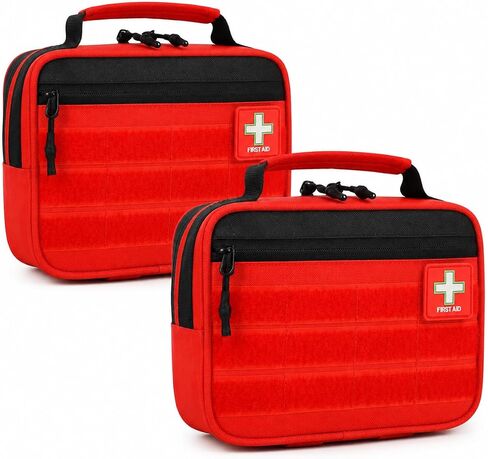 Handy Mini First Aid Kit Empty, First Aid Bag For Your Next Adventure, Emergency Kit For Home, Office, Vehicle, First Aid Supplies Organizer Bag For Travel Outing (Basic Edition) in Saudi Arabia