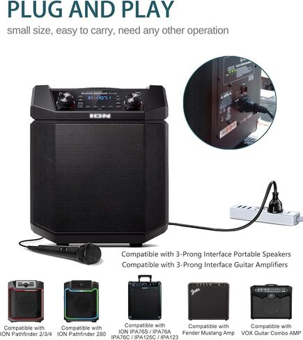 Amplifier AC Power Cord for ION Bluetooth Speakers, Guitar Amps in Kuwait