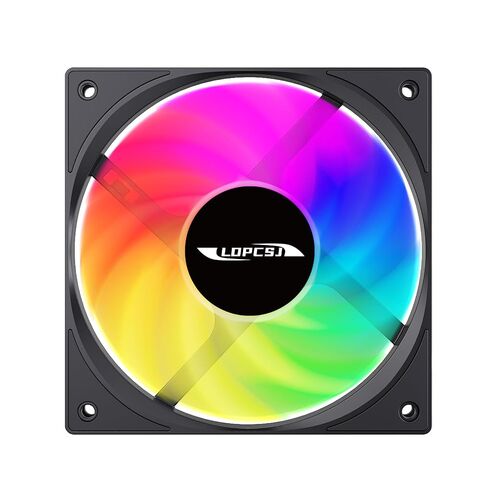 120mm Case Fan 3 Pack, Slim Case Fan, 15mm PC Fans, Computer Case Fans Quiet, 800-2400 RPM High Speed for CPU Cooling and Chassis, 12V 4Pin PWM, Black in Kuwait