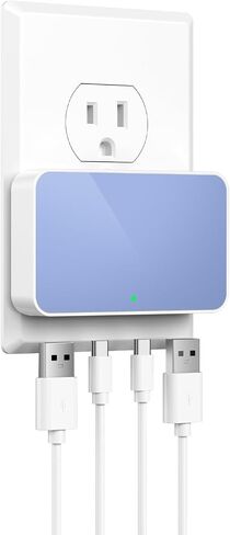 Flat USB Wall Charger, 20W PD Charger Block, 2 USB-C & 2 USB-A in Kuwait