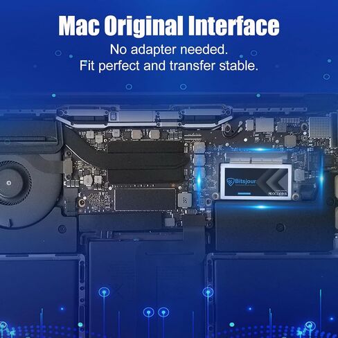 1TB SSD for Apple MacBook Pro 2016 2017 A1708 EMC 2978/3164 Non-Touch Bar, Original Mac Interface M.2 NVMe PCIe 3.0 Replacement Hard Drive (macOS Pre-Installed) in Saudi Arabia