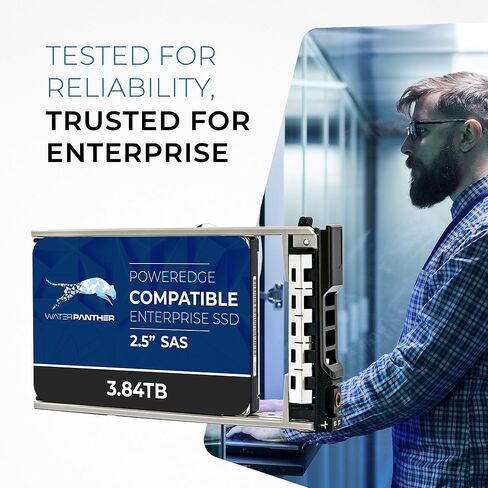 Water Panther 3.84TB SAS 12Gb/s 2.5" SSD for Dell PowerEdge Servers | Enterprise Solid State Drive in 13G Tray in Saudi Arabia