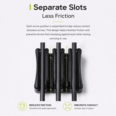 Mini Version of Compound Bow Quiver, The Main Function is to Quickly Grab Arrows for Hunting， Suitable for Composite Bows, Paired with Arrows with an Outer Diameter of 7-8mm in Saudi Arabia