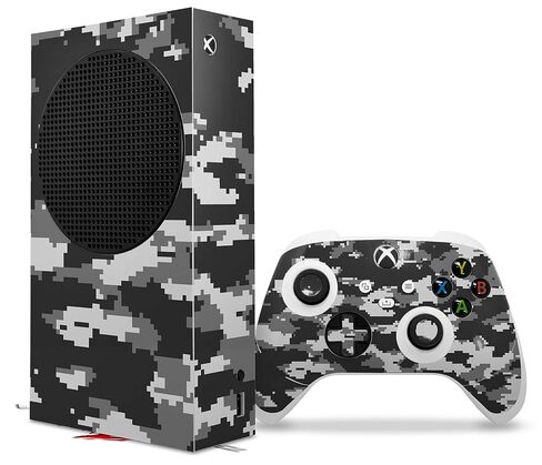 WraptorSkinz Skin Decal Vinyl Wrap compatible with the XBOX Series S Console and Controller WraptorCamo Digital Camo Gray (GAMING CONSOLE NOT INCLUDED) in Saudi Arabia