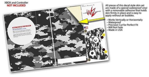 WraptorSkinz Skin Decal Vinyl Wrap compatible with the XBOX Series S Console and Controller WraptorCamo Digital Camo Gray (GAMING CONSOLE NOT INCLUDED) in Saudi Arabia