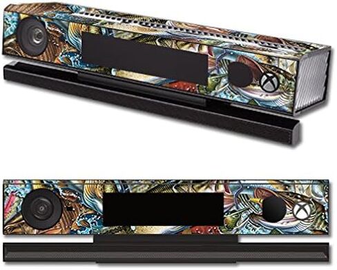 MightySkins Skin Compatible with Microsoft Xbox One Kinect – Action Fish Puzzle | Protective, Durable, and Unique Vinyl Decal wrap Cover | Easy to Apply, Remove, and Change Styles | Made in The USA in Saudi Arabia