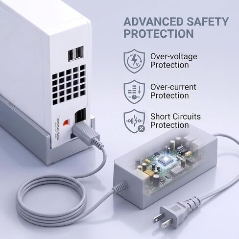 مجموعة ملحقات وي 4 في 1 مع محول HDMI وشريط مستشعر حركة سلكي وسلك طاقة وكابل بطول 10 أقدام، مجموعة كابلات بديلة كاملة متوافقة مع وحدة تحكم نينتندو in Kuwait